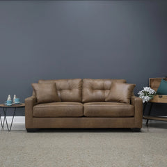 Victoria Sofa Tan Leather Air