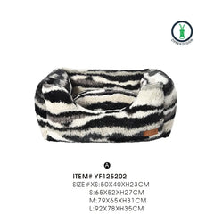 Chenille Pet Bed Comfy Plush Dog Bed