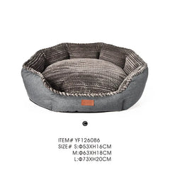 Corduroy Pet Bed Comfortable Dog Bed