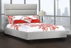 R162 Floor Length Tufted Upholstered Platform Bed