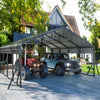 Tolead Heavy Duty Galvanized 10' x 15' Grey Carport