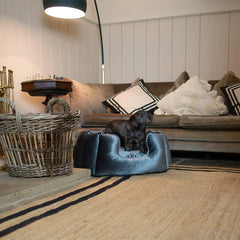 High Wall Bed For Dogs in Velvet