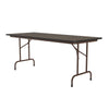 Correll 30"x 72" Econoline Laminate Folding Table, Walnut