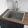 Ruvati RVU6010 25 x 22 x 12 in. Topmount Laundry Utility Sink Deep 16 Gauge Stainless Steel