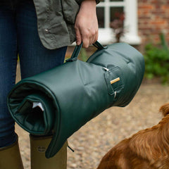 Travel Mat in Forest Rhino Faux Leather