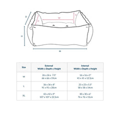Box Bed For Dogs in Balmoral Tweed – Natural Tweed, Without Personalization pour les activités extérieures
