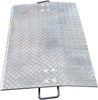 HPDAVV Aluminum Economizer Dock Plate, 3600lbs Capacity, 24" L x 42" W x 6.38" H, 3" Height Difference, 3/8" Plate Thickness