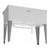 Utilatwin 19-Gallon Floor-Mount Double Bowl Laundry/Utility Tub, 34 X 40 X 24 In., White