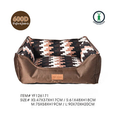 Washable Dog Bed Waterproof Dog Oxford Bed