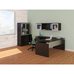 Mayline MSCLDC Medina Storage Cabinet, Mocha - 29.5 x 36 x 20 in.