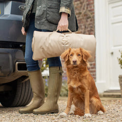 Travel Mat in Sand Rhino Faux Leather