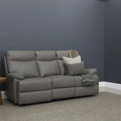 Seymour Electric Sofa Mocha Leather