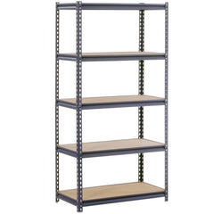 Edsal 36" W x 24" D x 72" H Steel Commercial Shleving Unit, 1250-pound Capacity