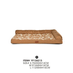 Large Dog Sofa Beds Pet Bed With Bolster
