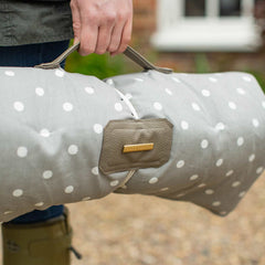 Travel Mat in Grey Spot
