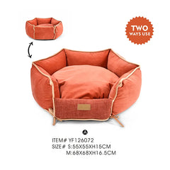 Quality Dog Bed Velvet Luxury Pet Bed