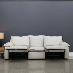 Portland Electric Reclining 3 Seater Shell (Water Repellent Fabric)