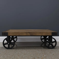 Hagrid Coffee Table w/ 4 Wheels