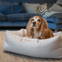Box Bed in Linen
