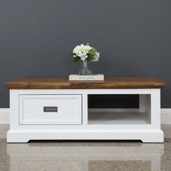 Provedore Two Tone Coffee Table w/ 1 Drawer