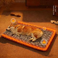 Rose Velvet Aluminum Film Self-Heating Pet Mat