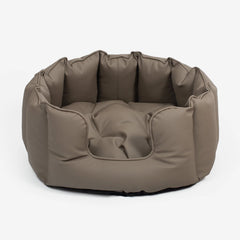 High Wall Bed in Rhino Tough Desert Faux Leather