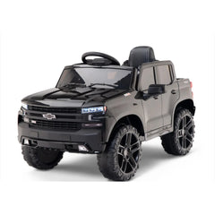 2026 12V Official Chevrolet Silverado Truck Kids Ride On One Seater Electric Car With RC