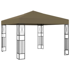 vidaXL 118.1" x 157.5" Taupe Elegant Outdoor Canopy