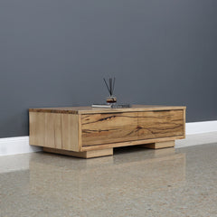 The Marri Wood Black Coffee Table