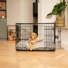 Dog Cushion in Grey Spot