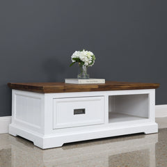 Provedore Two Tone Coffee Table w/ 1 Drawer