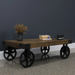 Hagrid Coffee Table w/ 4 Wheels
