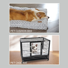 Large Dog Crate Bed Pet Cage Mat