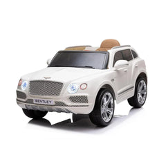12V Licensed Bentley Bentayga Kids Ride On 1 Seater Car Rubber Tires Leather Seat With RC
