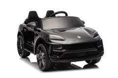 Licensed 24V Porsche Macan Turbo EV Kids Ride On One Seater cars, Rubber Tires, Leather Seat, with RC