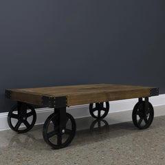 Hagrid Coffee Table w/ 4 Wheels