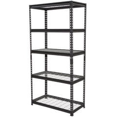 Strongway Heavy-Duty Wire Shelving Unit, 5 Shelves, 4000-Lb. Capacity, 36in.W x 18in.D x 72in.H