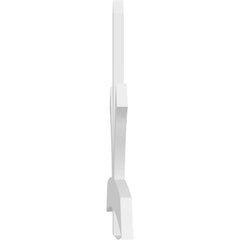 96"W x 44"H x 2"D x 6"F, 11/12 Pitch, Davenport Architectural Grade PVC Gable Bracket