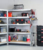 Ar Shelving 5- Tier Galvanized Steel Heavy Duty Garage Storage Shelving Unit with HDF Rack (39.2 in. W x 71 in. H x 20 in. D)