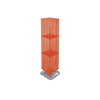 Azar 14" x 14" x 60" Interlocking Pegboard Display Clear 701464-CLR