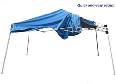040000003 Slant Leg Canopy, 10' x 10', Blue-No Sidewall