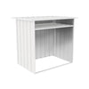 Absco Woodstore 4' x 2.5' x 3.7' Metal Storage Shed - Woodland Gray