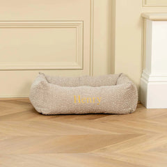 Cozy & Calming Puppy Cage Bed In Mink Boucl茅