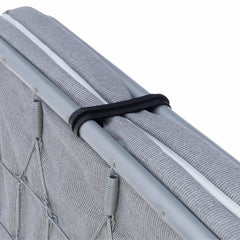 Linon Home Decor FDB533FLDAS 12.20 x 31.50 x 74.80 in. Doxon Folding Bed