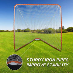 ANDGOAL Portable Backyard Practice Lacrosse Goal, 6.00 x 7.00 x 6.00 Feet