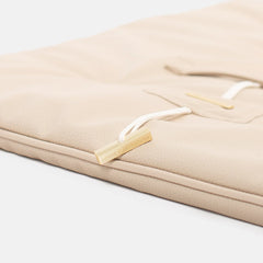 Travel Mat in Sand Rhino Faux Leather