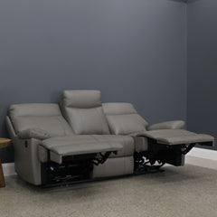 Seymour Electric Sofa Mocha Leather