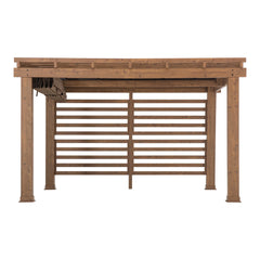 SummerCove 13 ft. x 11 ft. Woodlynne Steel Pergola