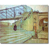 Ceramic Tile Mural-Vincent Van Gogh City Custom Tile Mural 7. 40" w x 32" h using (20) 8 x 8 ceramic tiles