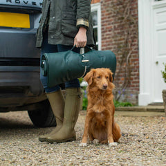 Travel Mat in Forest Rhino Faux Leather